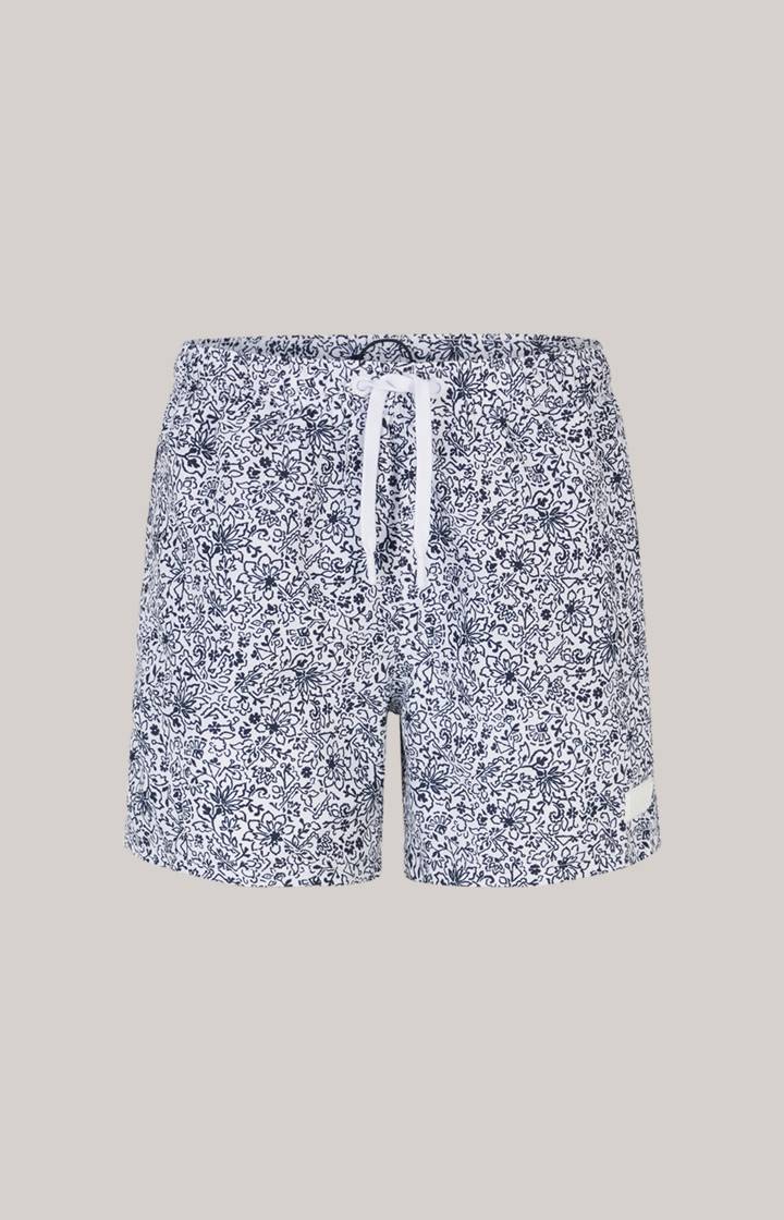 Joop Badeshorts Palolem Beach In Weiß/Blau Gemustert
