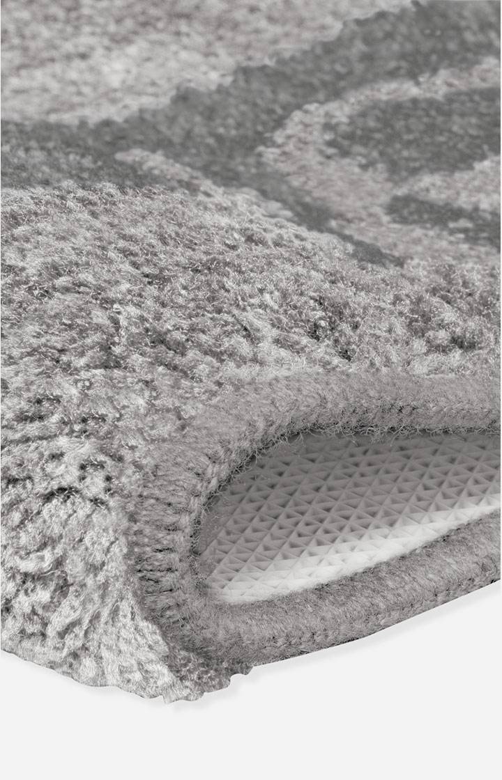 Joop Badteppich JOOP! Logo Stripes In Platin, 70 X 120 Cm