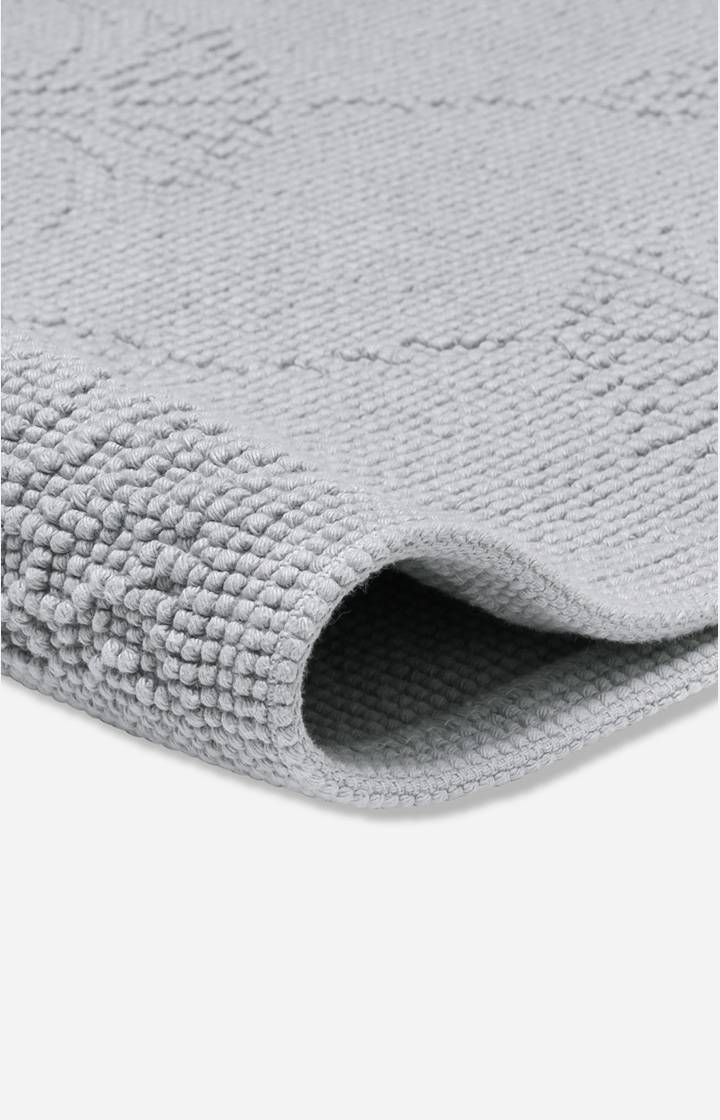 Joop Badteppich JOOP! NEW CORNFLOWER In Silber, 70 X 120 Cm