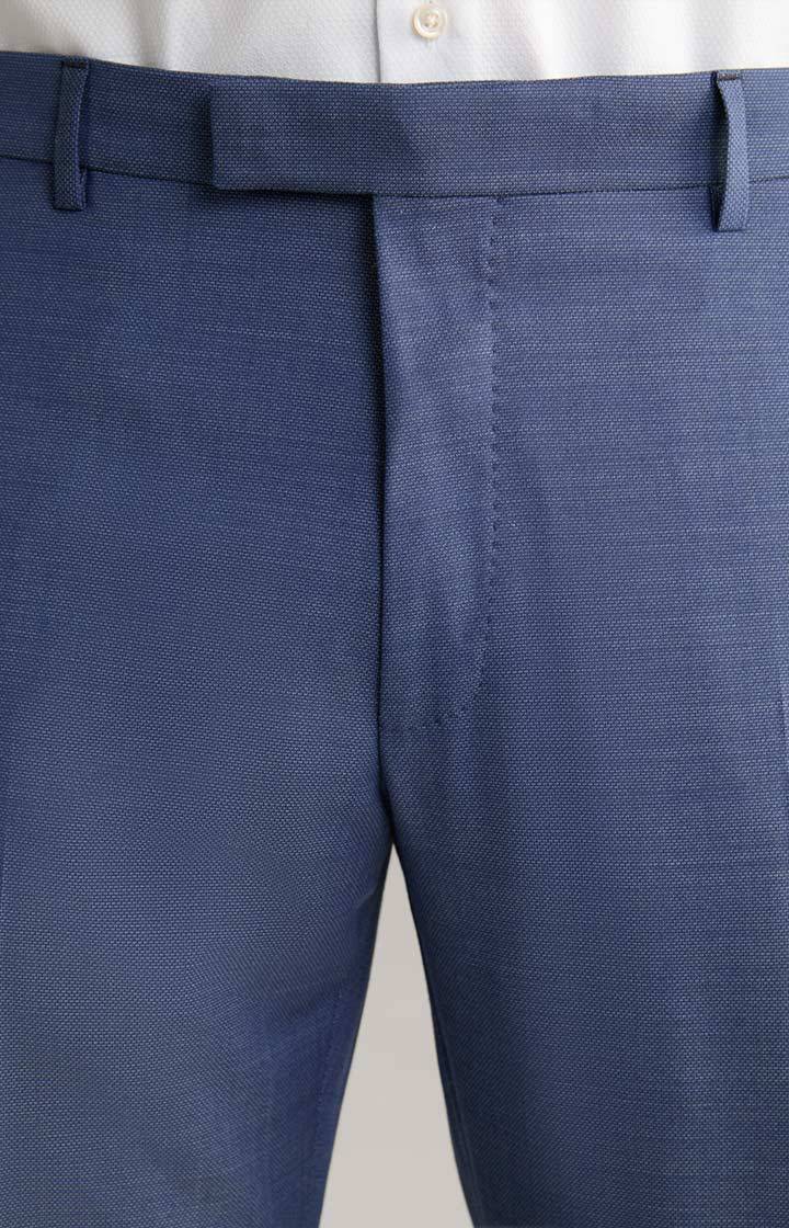 Joop Baukasten-Anzughose Brad In Medium Blau Gemustert