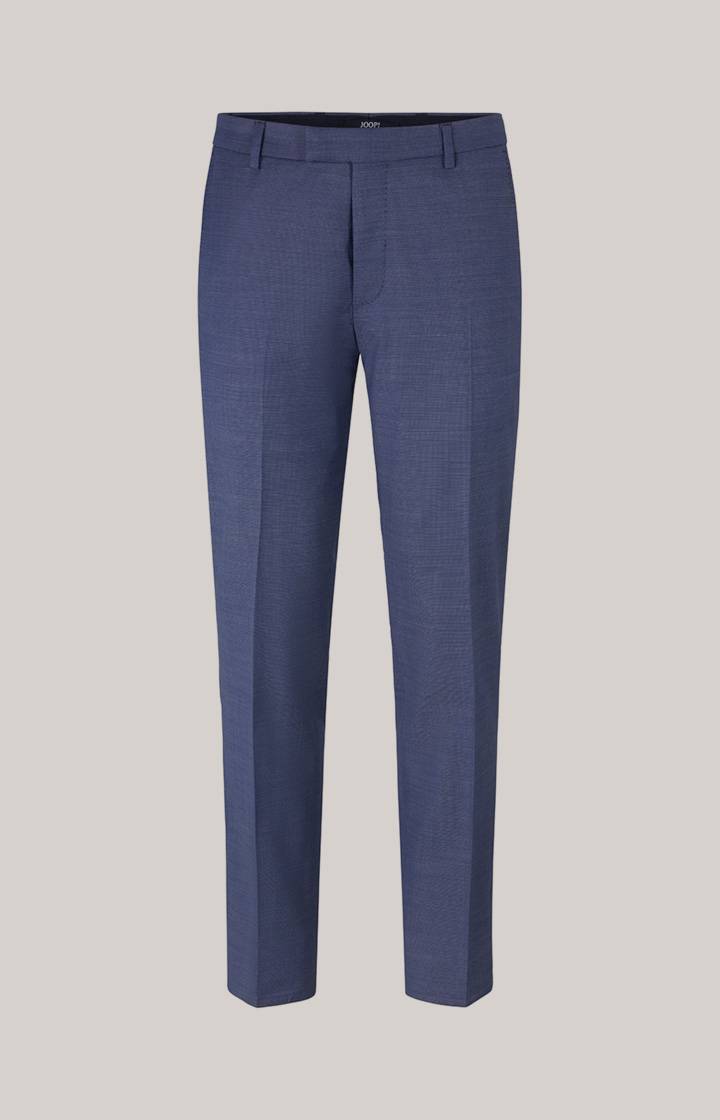 Joop Baukasten-Anzughose Brad In Medium Blau Gemustert