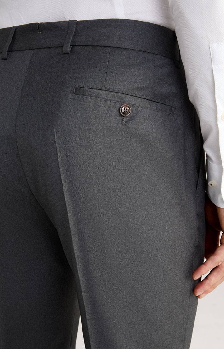 Joop Baukasten-Bundfaltenhose Bennet In Anthrazit Meliert
