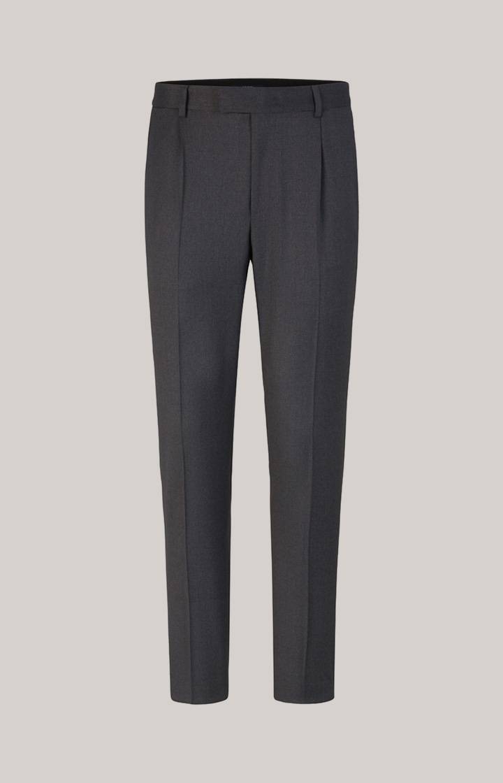 Joop Baukasten-Bundfaltenhose Bennet In Anthrazit Meliert