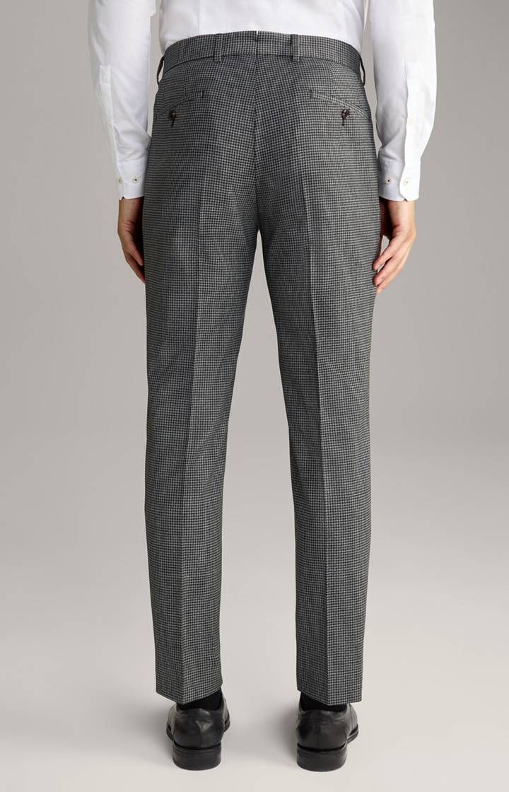 Joop Baukasten-Bundfaltenhose Bennett In Grau Kariert