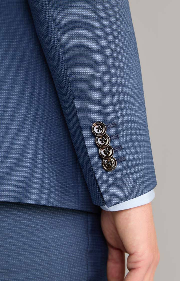 Joop Baukasten-Sakko Finch In Dunkelblau Strukturiert