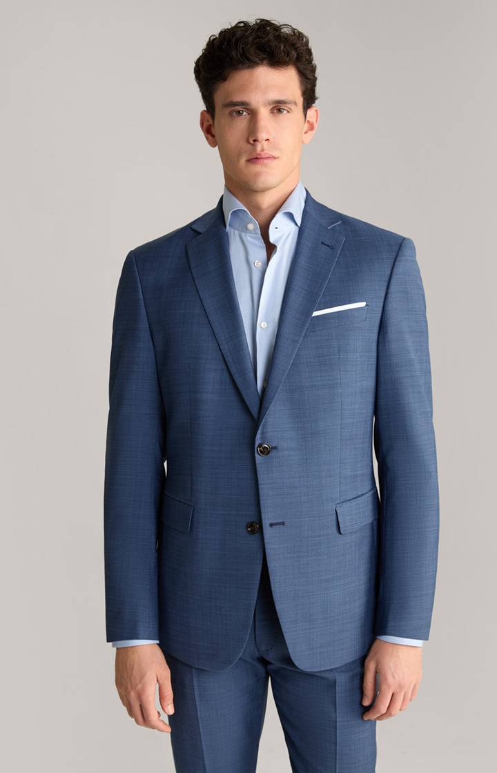 Joop Baukasten-Sakko Finch in Dunkelblau strukturiert