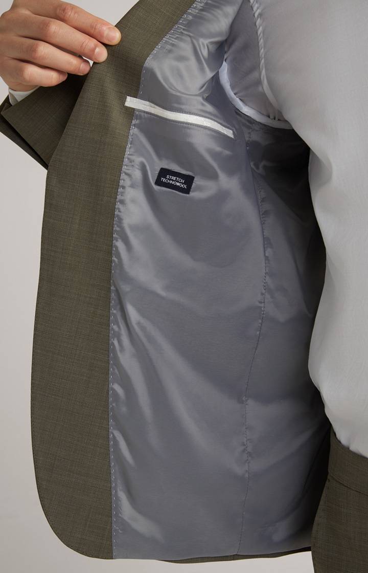 Joop Baukasten-Sakko Herby In Olivgrün Strukturiert