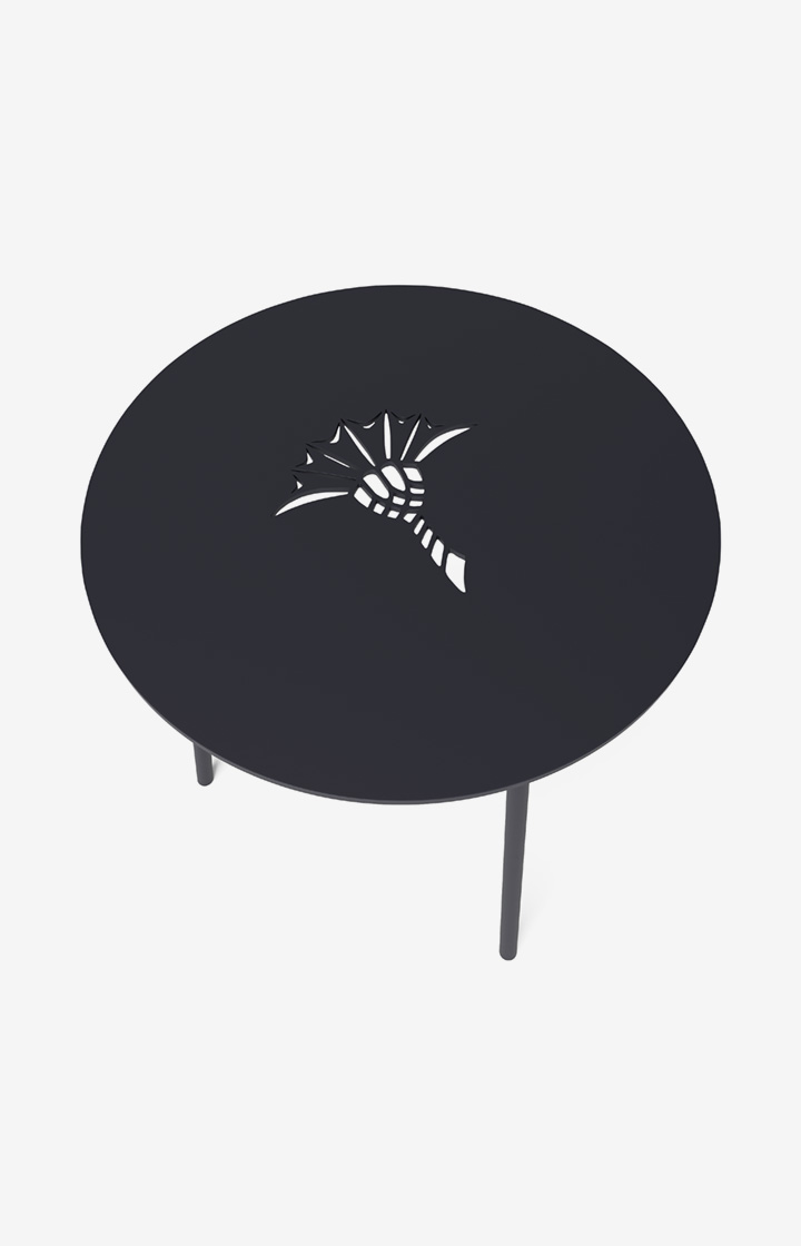 Joop Beistelltisch JOOP! EMBOSS, 40 x 42 cm in Nachtblau