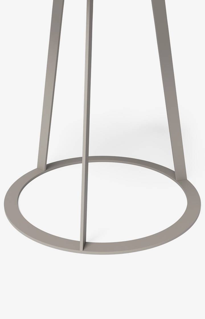 Joop Beistelltisch JOOP! ROUND Mit Lackierter Holzfaserplatte, 45 X 47 Cm In Taupe