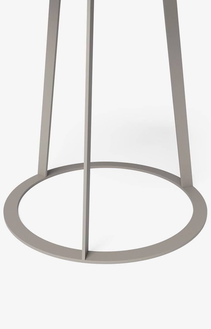 Joop Beistelltisch JOOP! ROUND Mit Raucheichenplatte, 45 X 52 Cm In Taupe/Anthrazit
