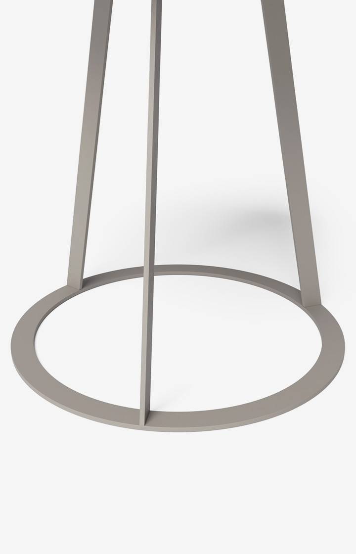 Joop Beistelltisch JOOP! ROUND Mit Raucheichenplatte, 45 X 47 Cm In Taupe/Anthrazit