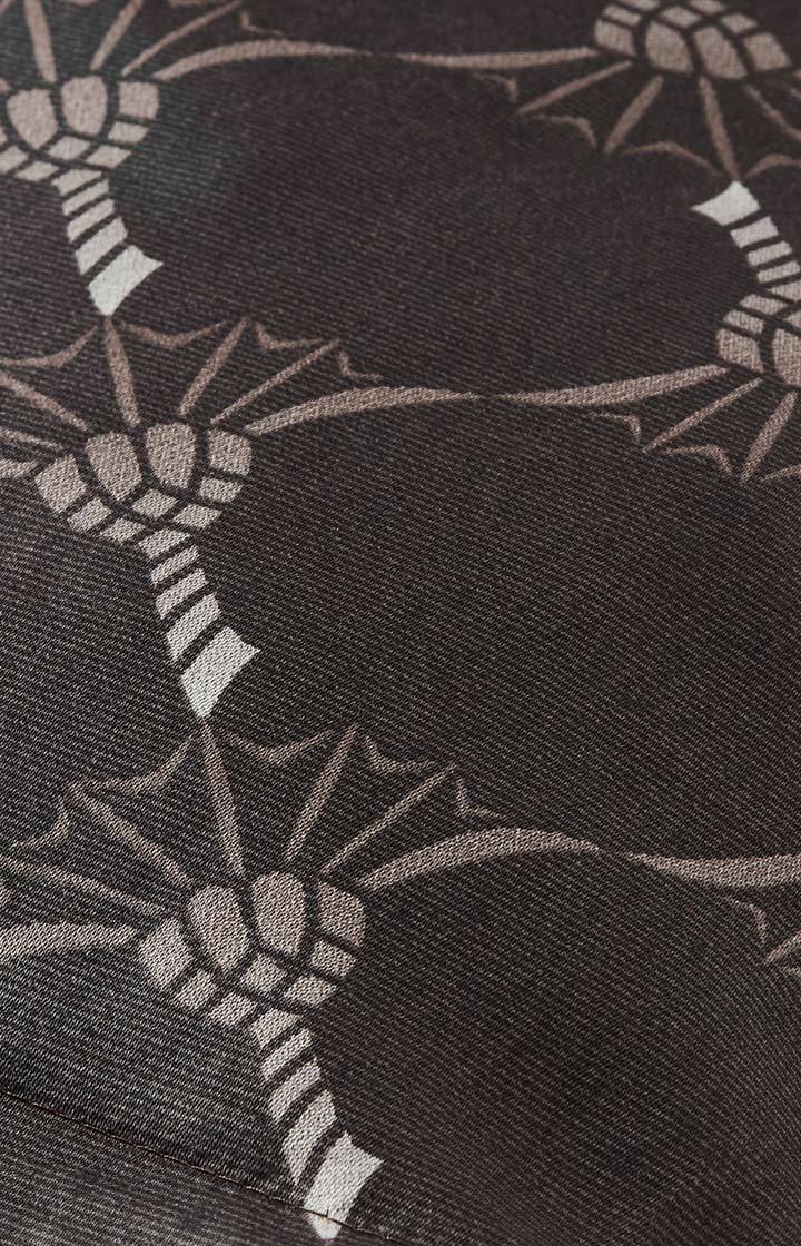 Joop Bettwäsche Cornflower Double In Shiny Black, Schwarz/Grau