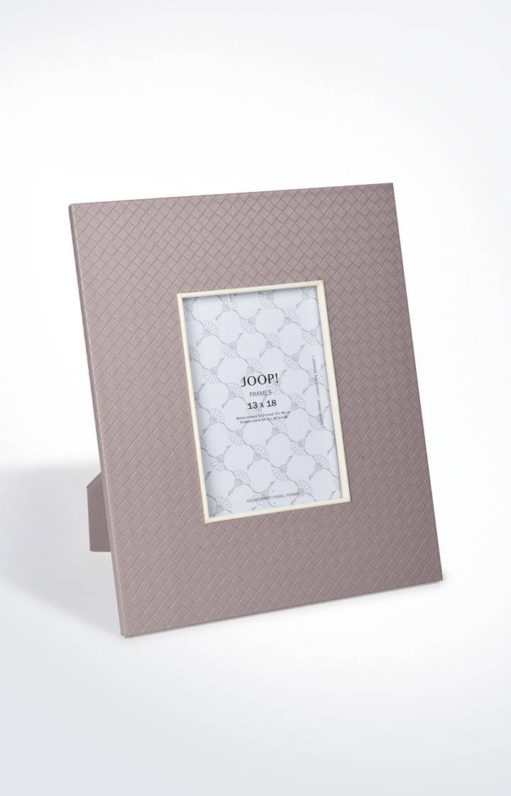 Joop Bilderrahmen Homeline (für Fotos 13 x 18 cm), Grau-Rosé