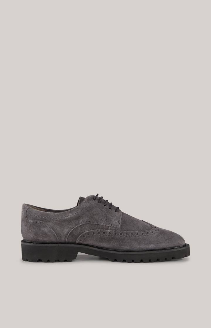 Joop Brogue Lace-up Velluto New Danilo In Dunkelgrau