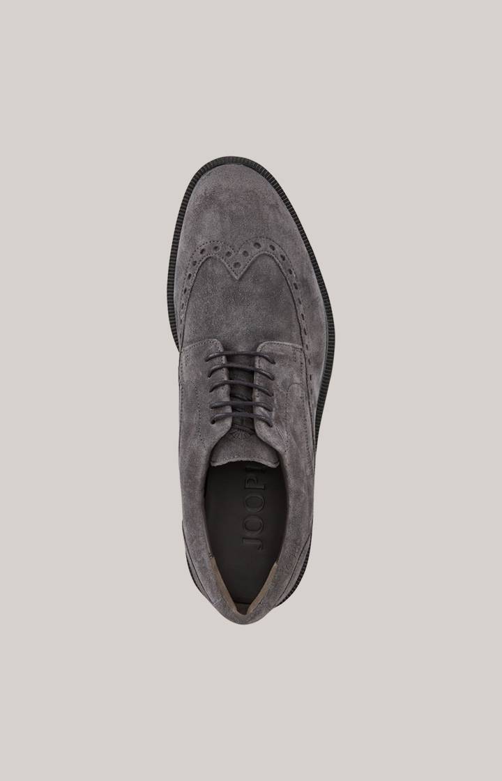 Joop Brogue Lace-up Velluto New Danilo In Dunkelgrau