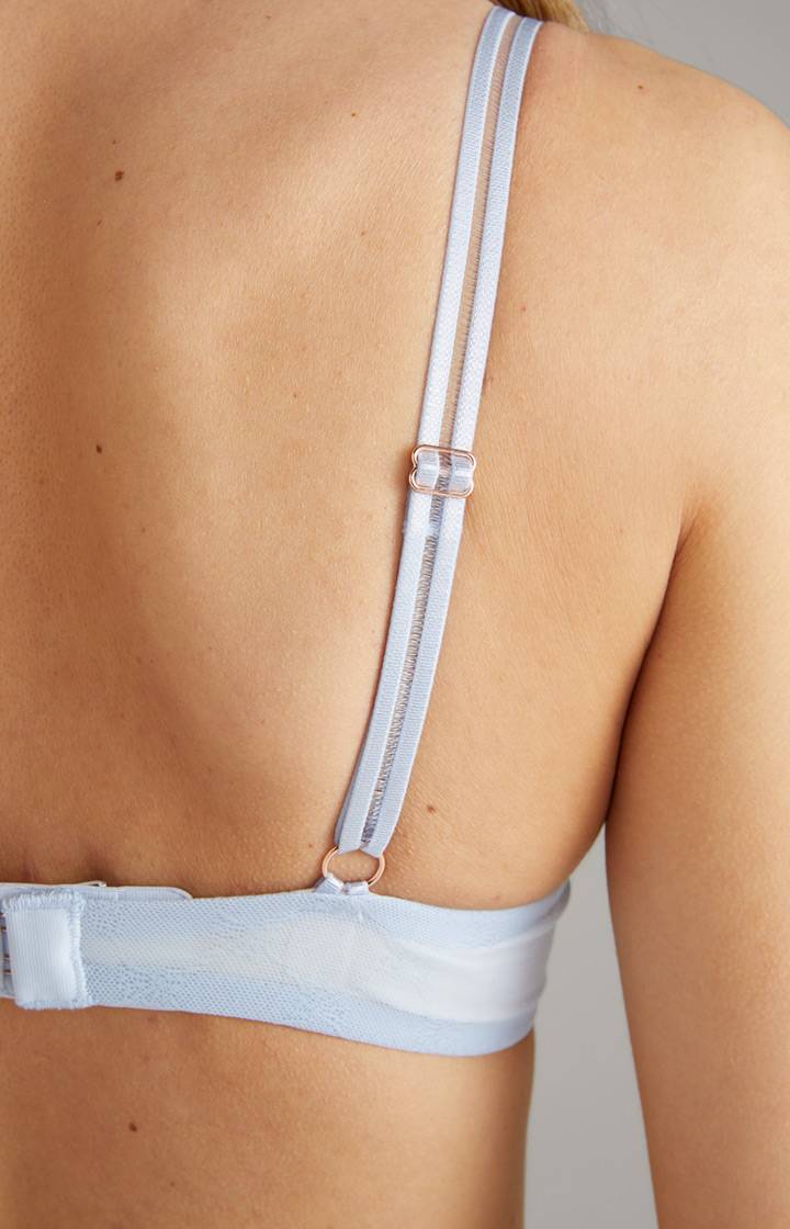 Joop Bügel-BH Mit Softcups Und Spitze In Heather Blue/Ecru