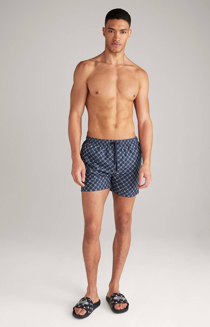 Joop Cornflower Badeshorts Mykonos In Navy Gemustert