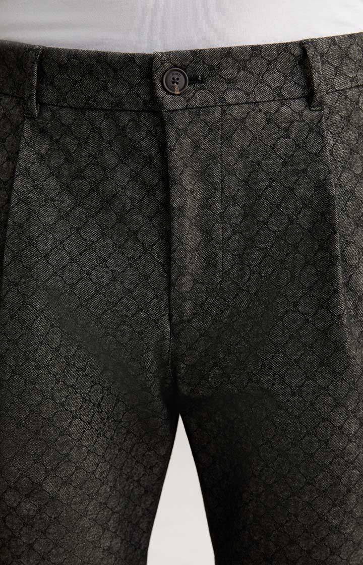 Joop Cornflower Bundfaltenhose Lester In Anthrazit Gemustert