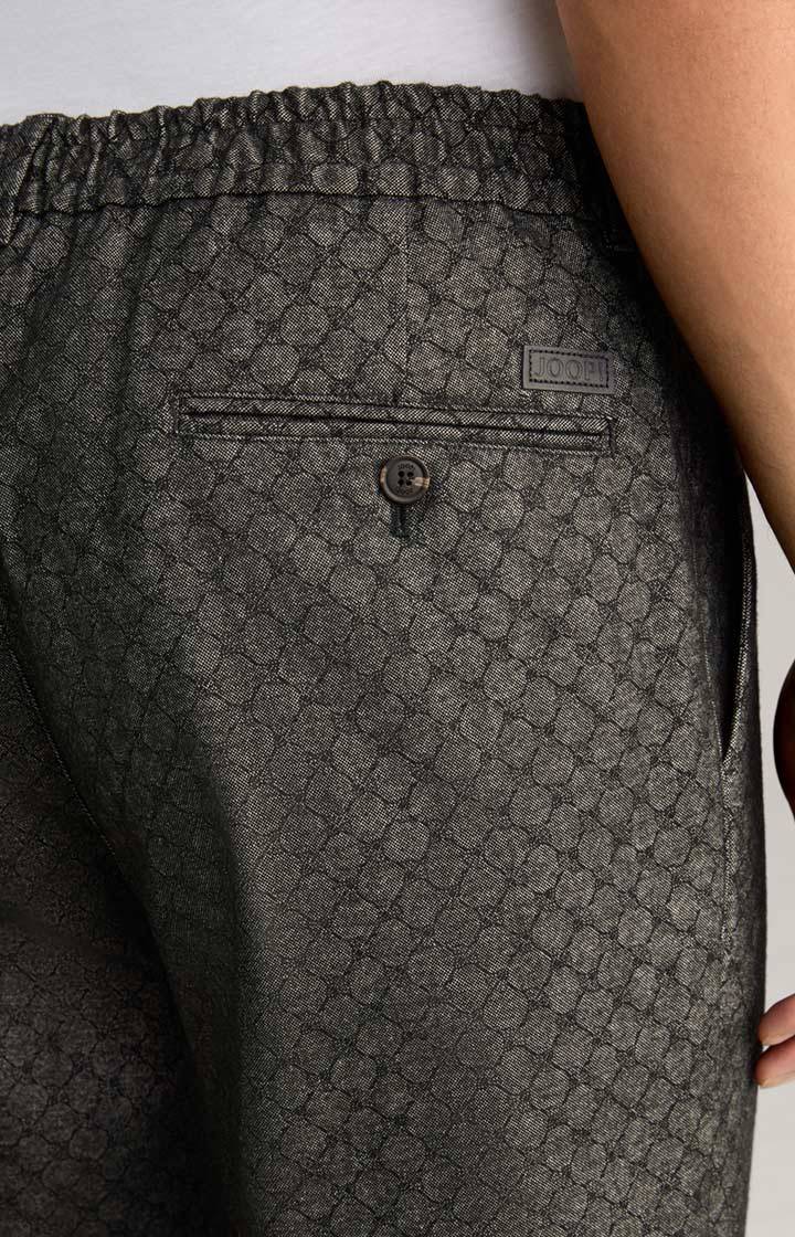 Joop Cornflower Bundfaltenhose Lester In Anthrazit Gemustert