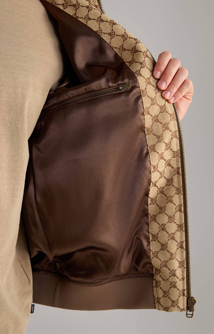 Joop Cornflower-Jacke Escor In Beige/Braun Gemustert