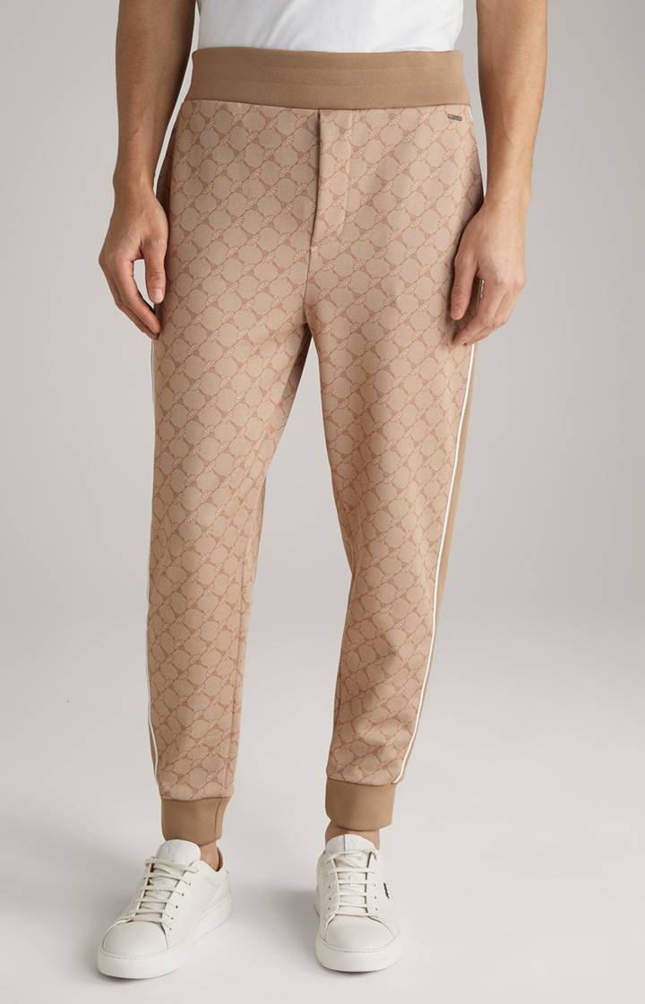 Joop Cornflower-Joggpants Taylan in Beige gemustert
