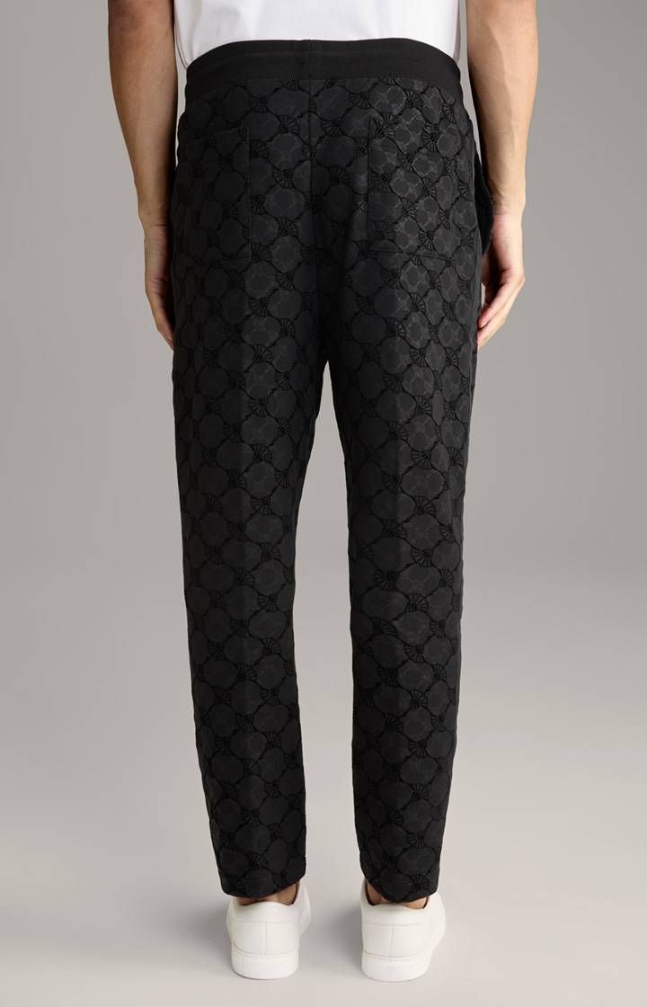 Joop Cornflower-Joggpants Thien In Schwarz Gemustert