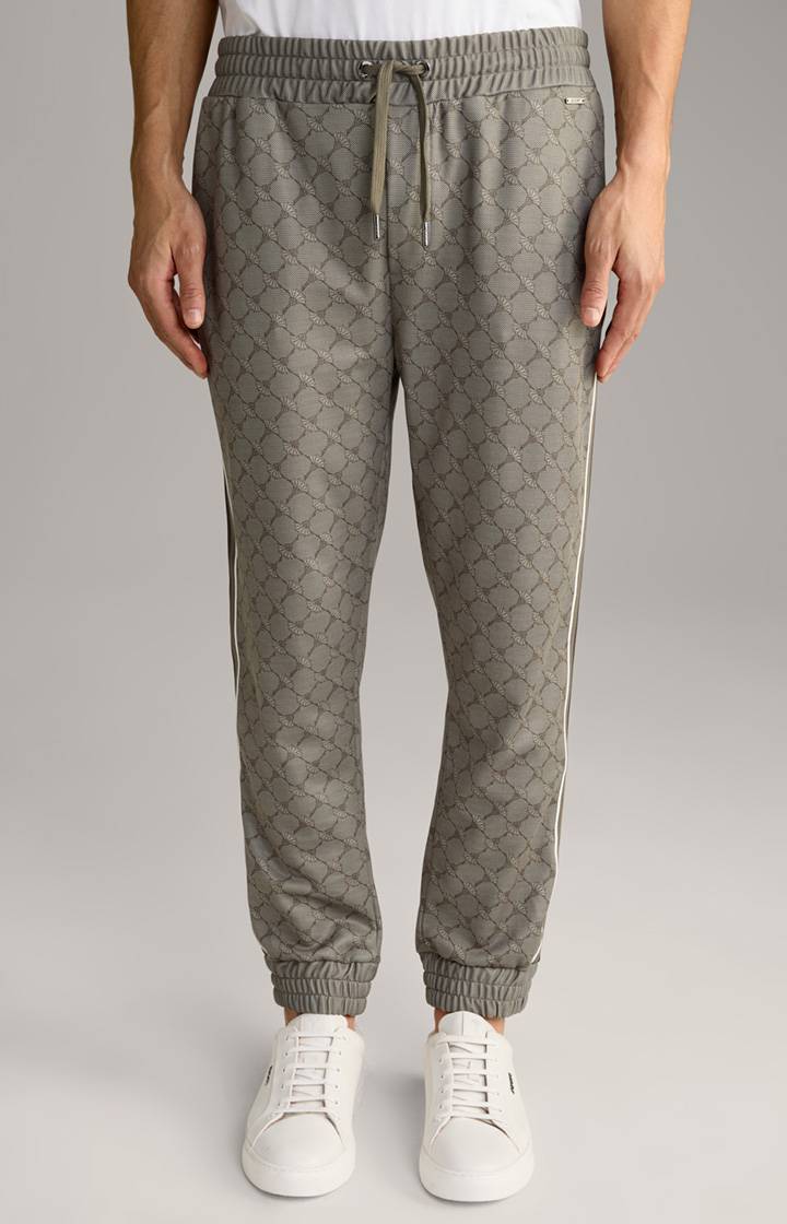 Joop Cornflower-Joggpants Tivon in Dunkelgrün gemustert