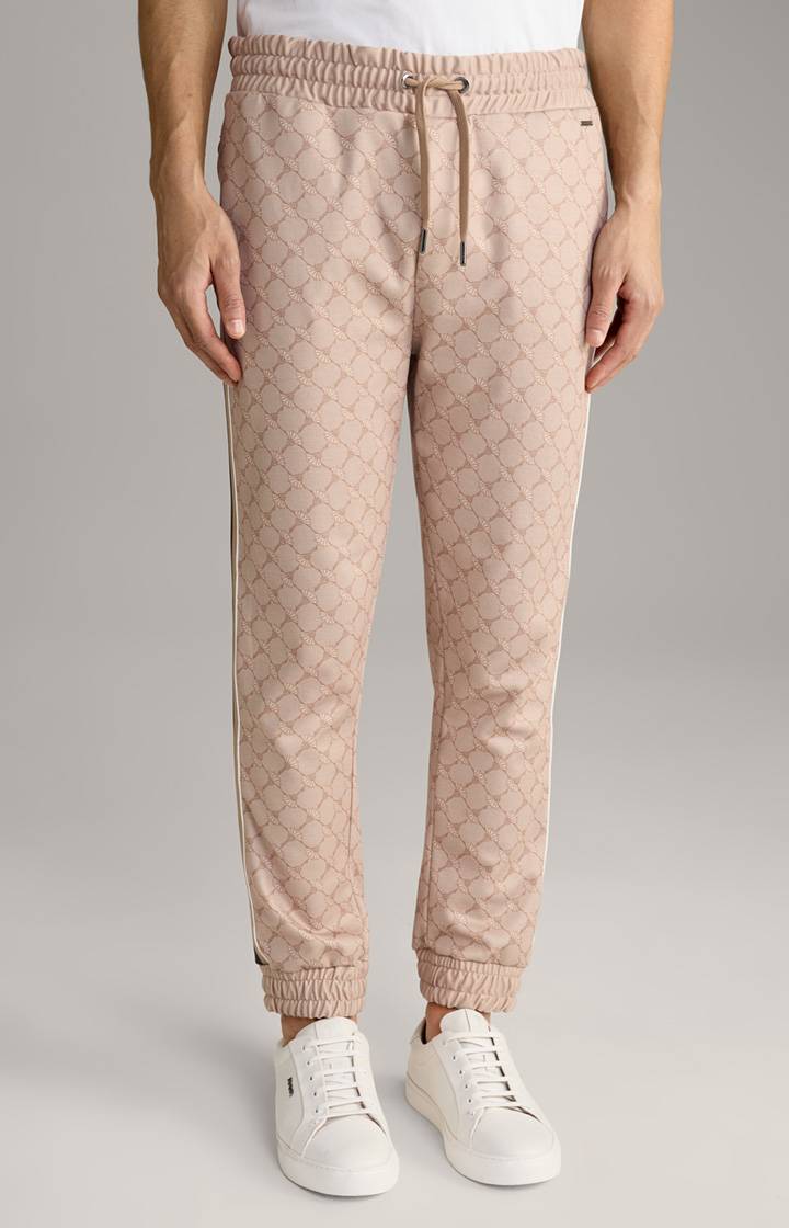 Joop Cornflower-Joggpants Tivon in Hellbraun gemustert