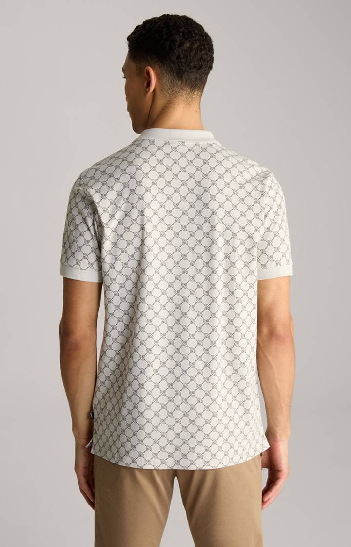 Joop Cornflower Poloshirt Paigam In Offwhite Gemustert