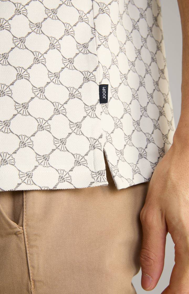 Joop Cornflower Poloshirt Paigam In Offwhite Gemustert