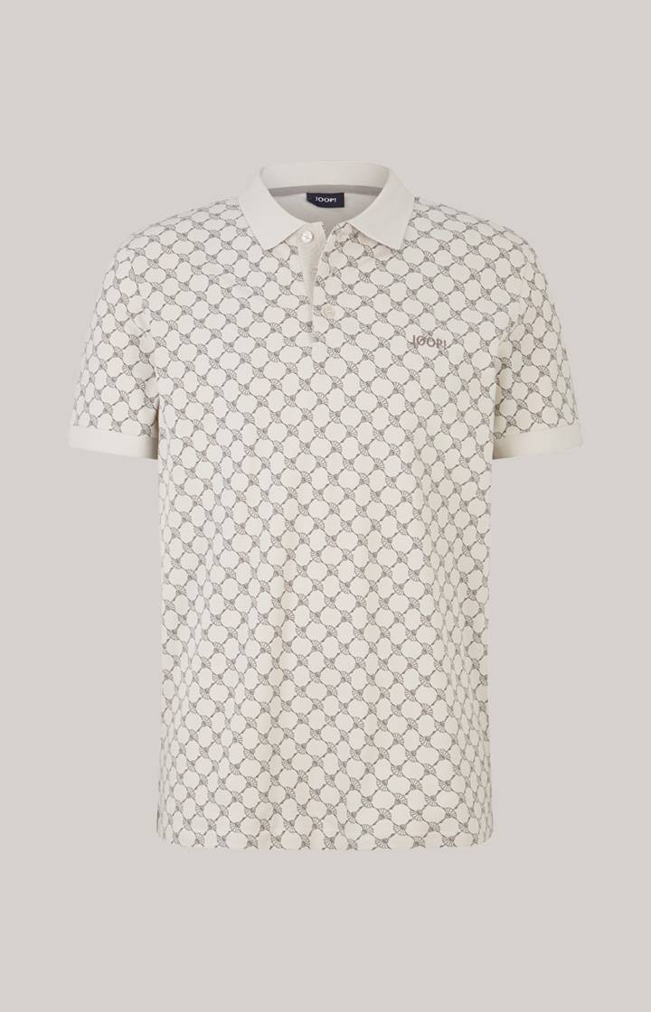 Joop Cornflower Poloshirt Paigam In Offwhite Gemustert