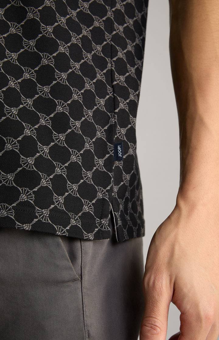 Joop Cornflower Poloshirt Paigam In Schwarz Gemustert