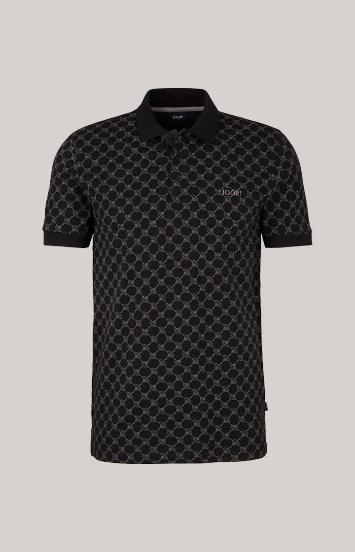Joop Cornflower Poloshirt Paigam In Schwarz Gemustert