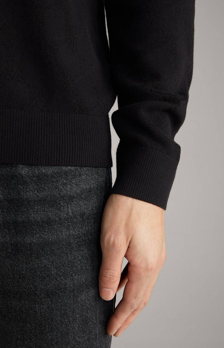 Joop Cornflower-Pullover Ravon In Schwarz Gemustert