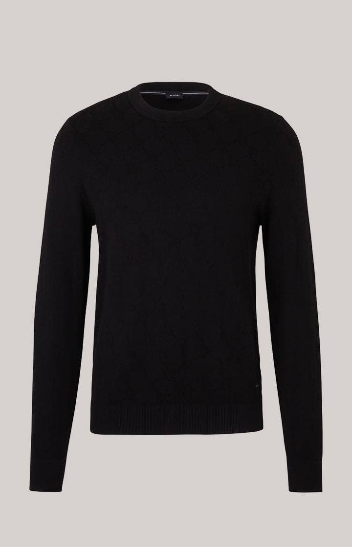 Joop Cornflower-Pullover Ravon In Schwarz Gemustert