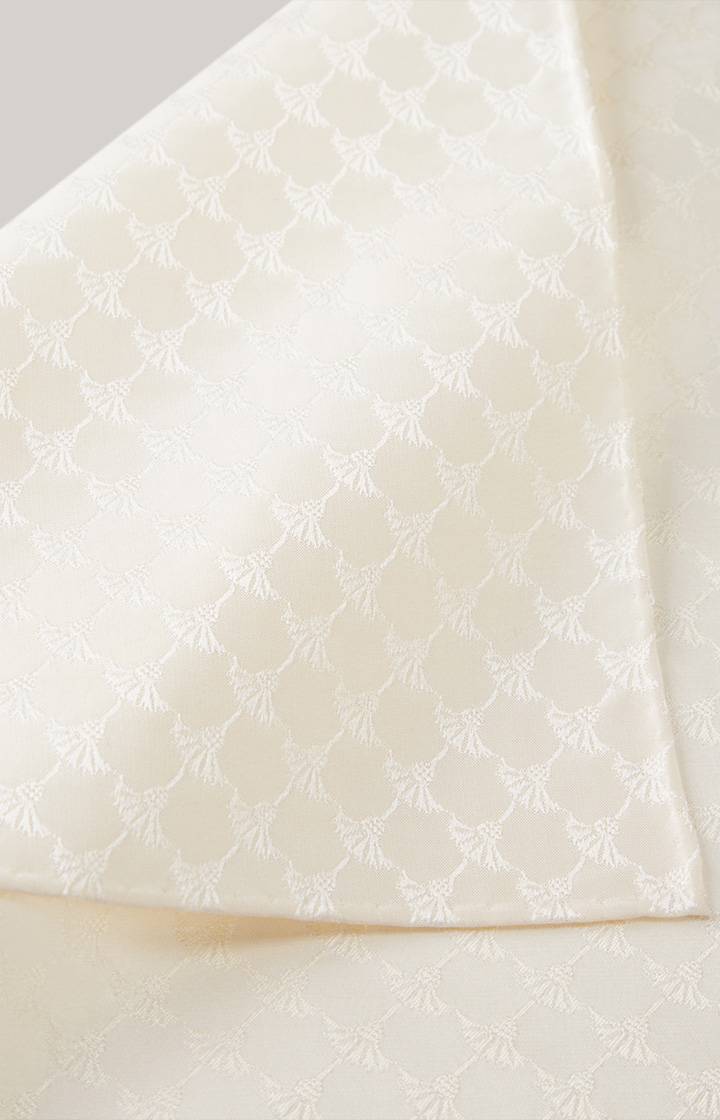 Joop Cornflower Seiden-Einstecktuch In Creme Gemustert