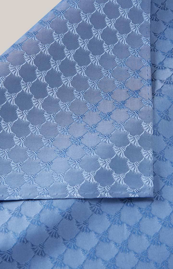 Joop Cornflower Seiden-Einstecktuch In Hellblau Gemustert