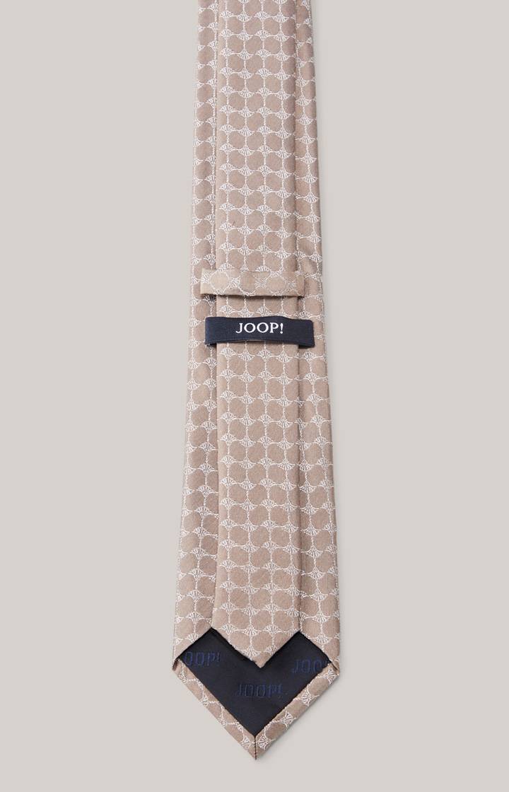 Joop Cornflower-Seidenkrawatte In Hellbraun Gemustert