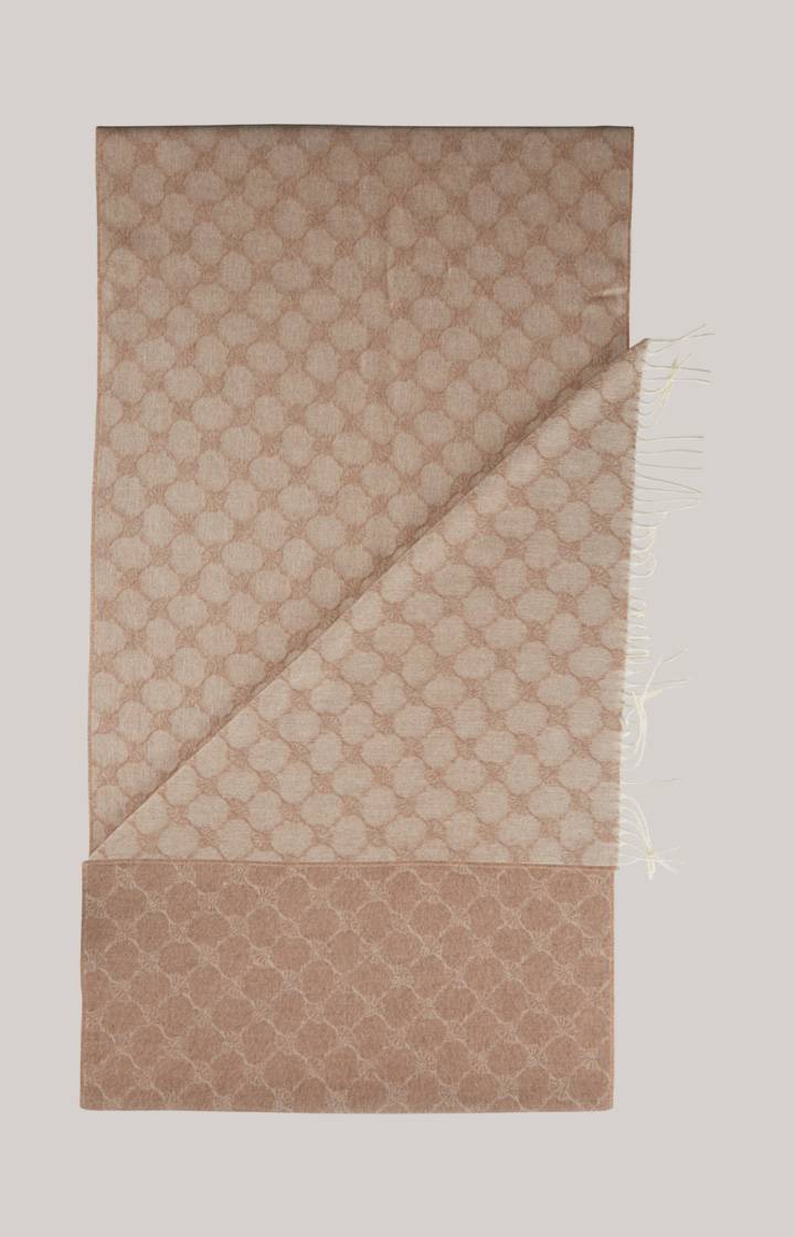 Joop Cornflower-Strick-Schal Fabio In Hellbraun Gemustert