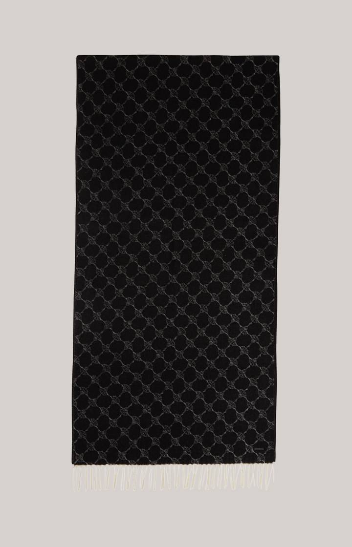 Joop Cornflower-Strick-Schal Fabio In Schwarz Gemustert