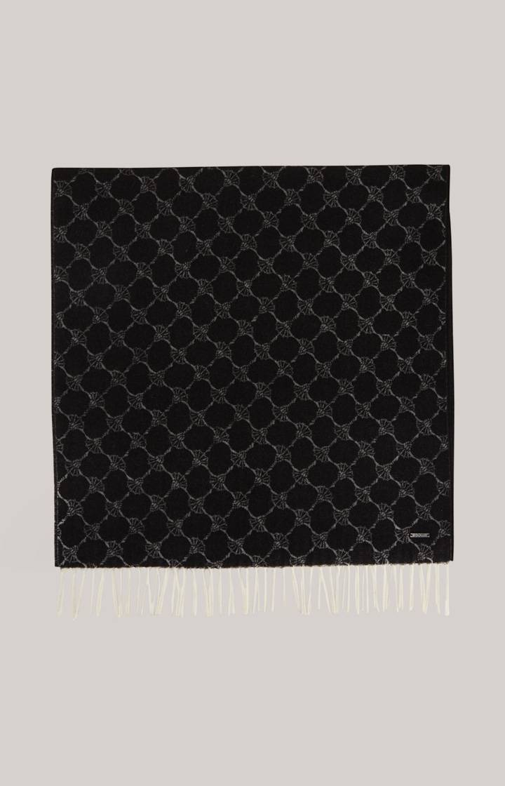 Joop Cornflower-Strick-Schal Fabio In Schwarz Gemustert