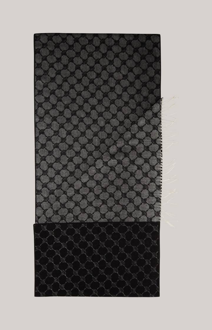 Joop Cornflower-Strick-Schal Fabio In Schwarz Gemustert