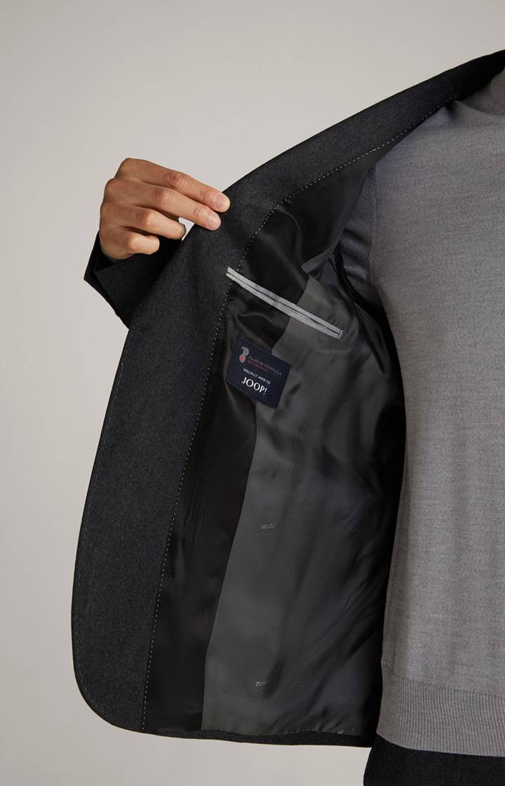 Joop Flanell-Anzug Haspar-Bloom In Dunkelgrau Meliert