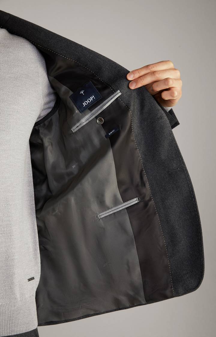 Joop Flanell-Anzug Haspar-Bloom In Dunkelgrau Meliert