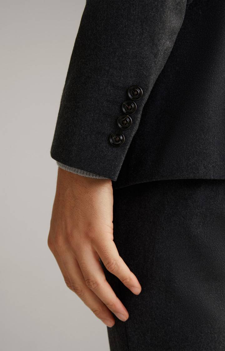 Joop Flanell-Anzug Haspar-Bloom In Dunkelgrau Meliert