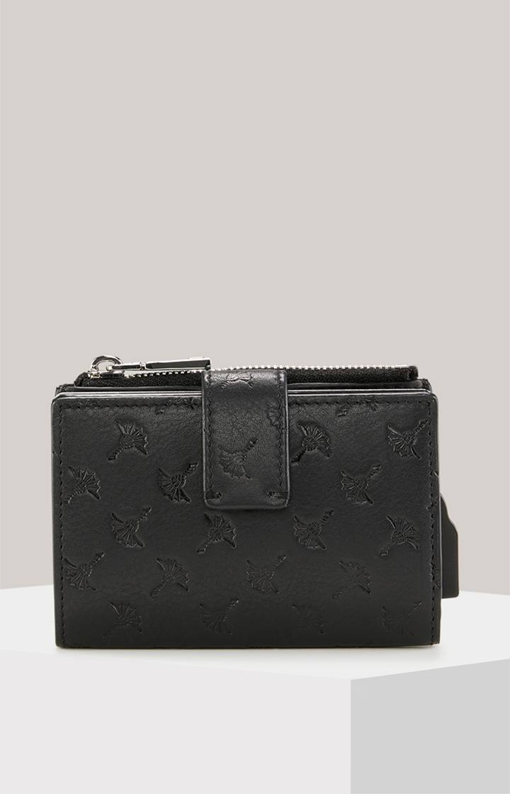 Joop Geldbörse Leggero Stampa C-Four E-Cage in Schwarz