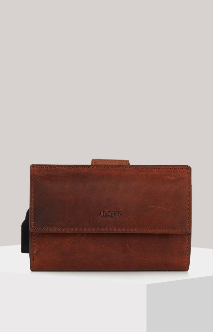 Joop Geldbörse Loreto C-Three E-Cage In Cognac-Braun