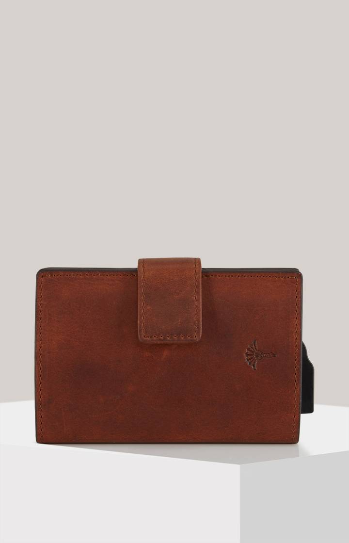 Joop Geldbörse Loreto C-Three E-Cage in Cognac-Braun