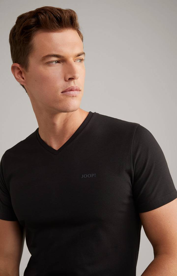 Joop 2er-Pack Feiner Stretch T-Shirts In Schwarz