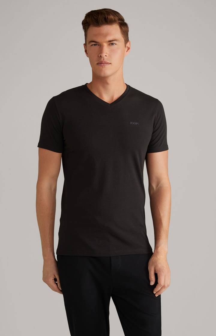 Joop 2er-Pack Feiner Stretch T-Shirts in Schwarz